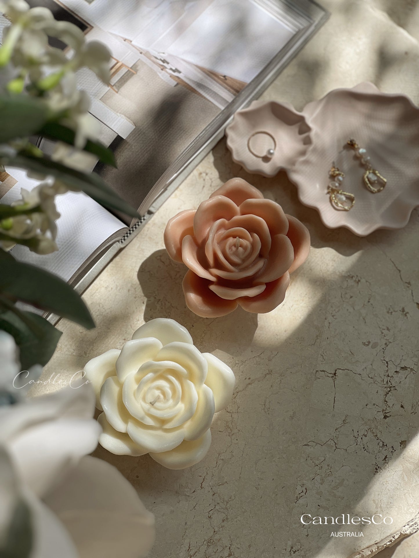 Rose Bloom Candle