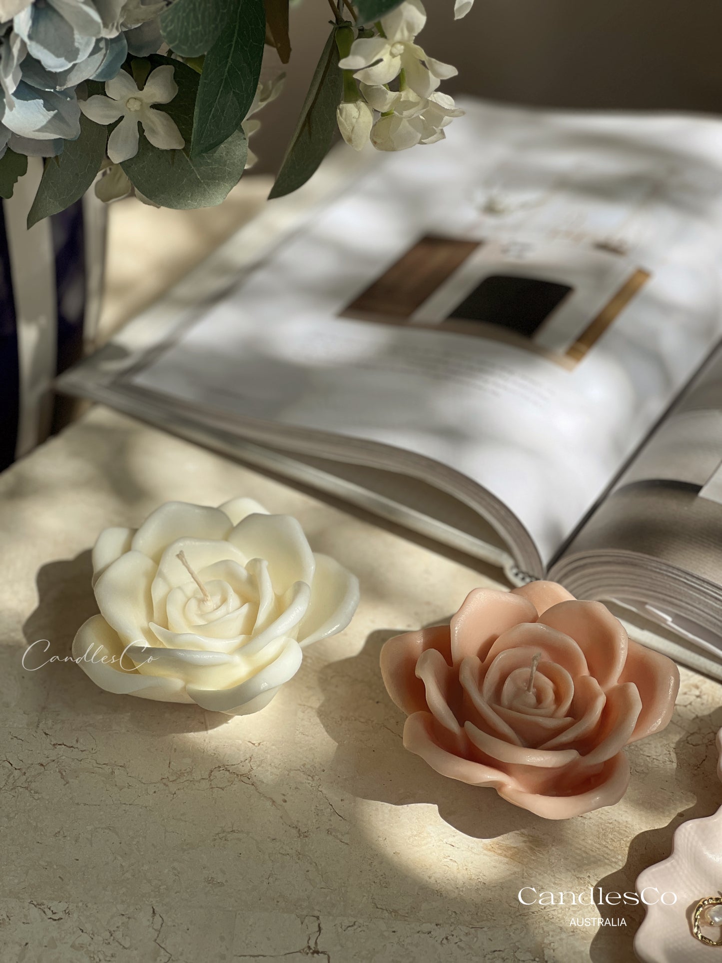 Rose Bloom Candle