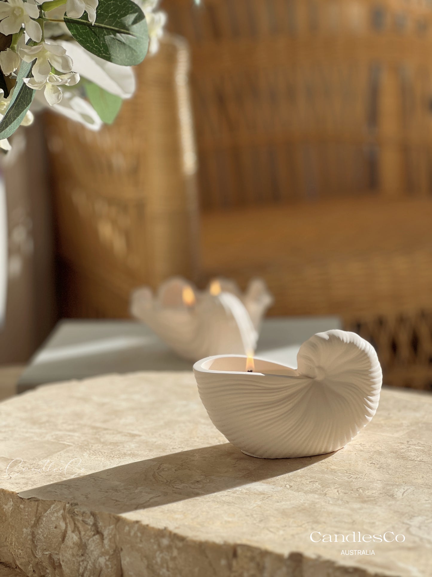 Shell Vessel Candle