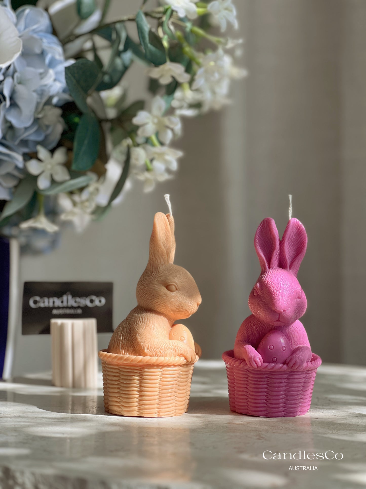 Easter Bunny Basket Candle