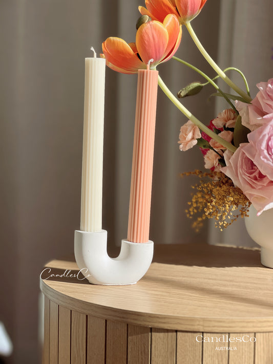 U Shaped Candle Holder