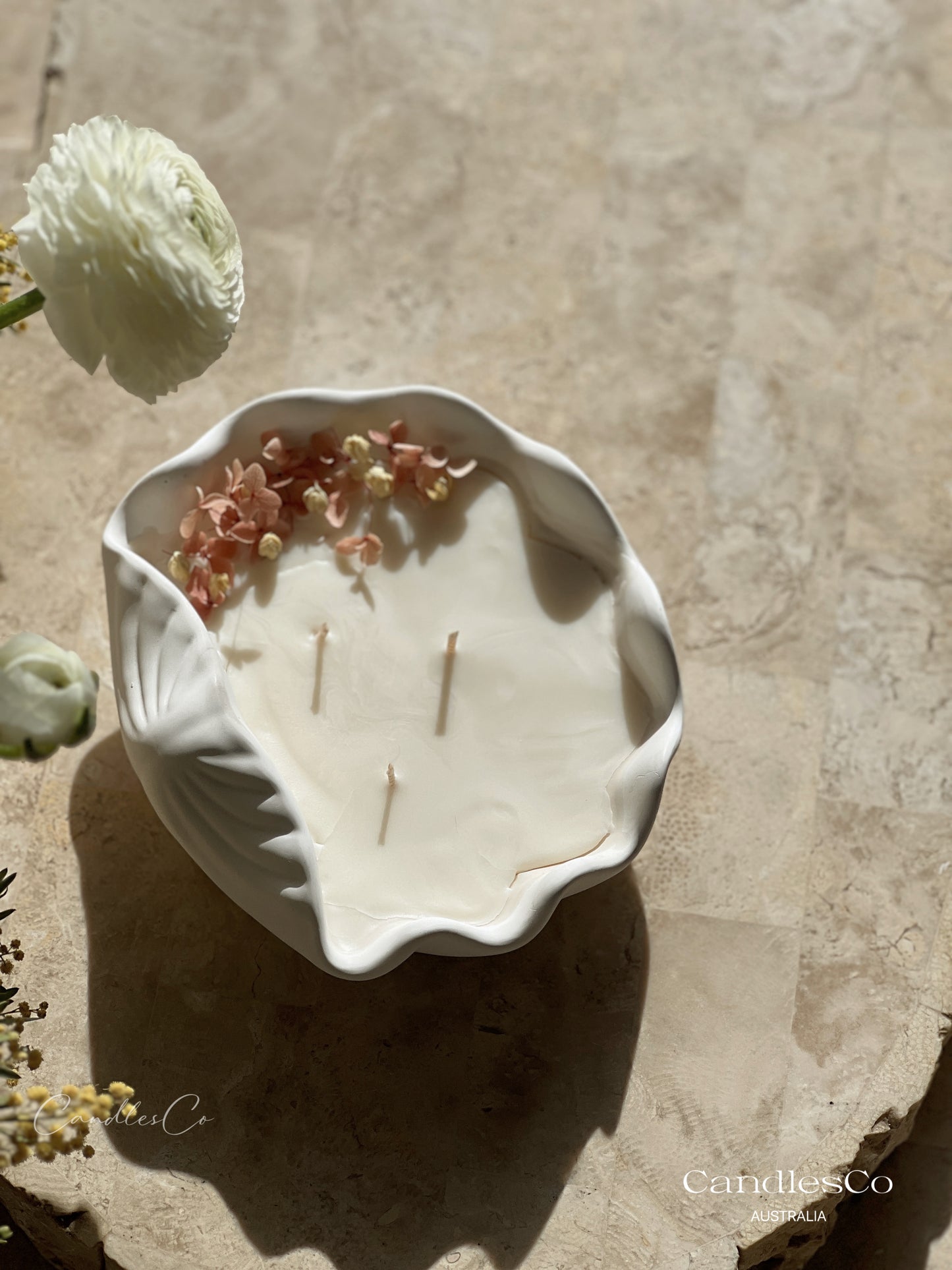 Seashell Scented Dried Flowers
