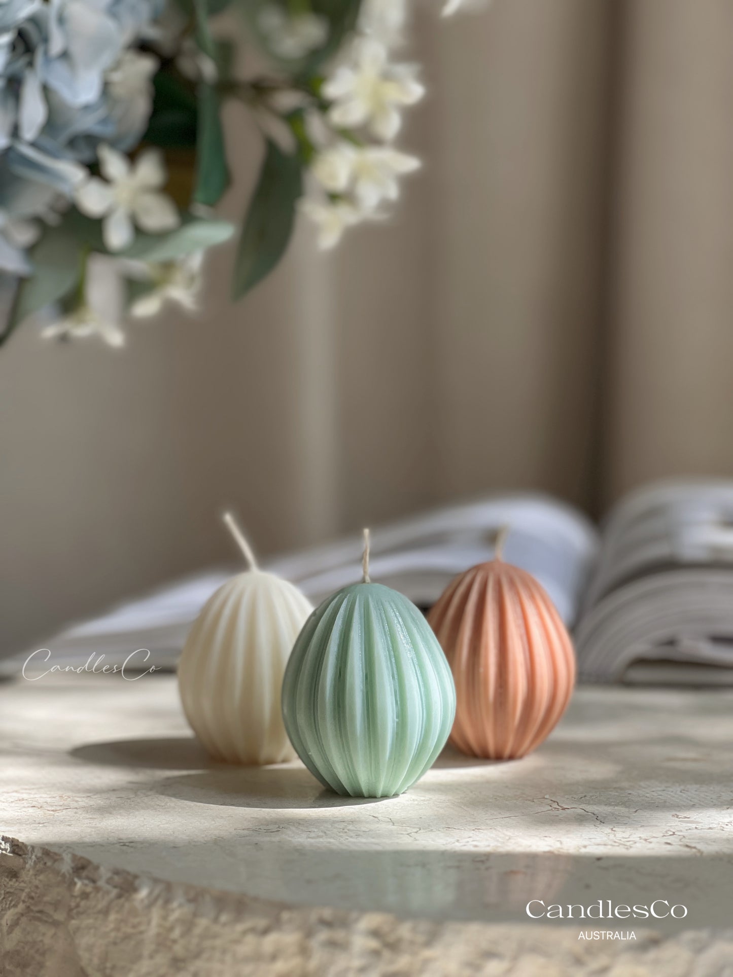 Ribbed Easter Egg