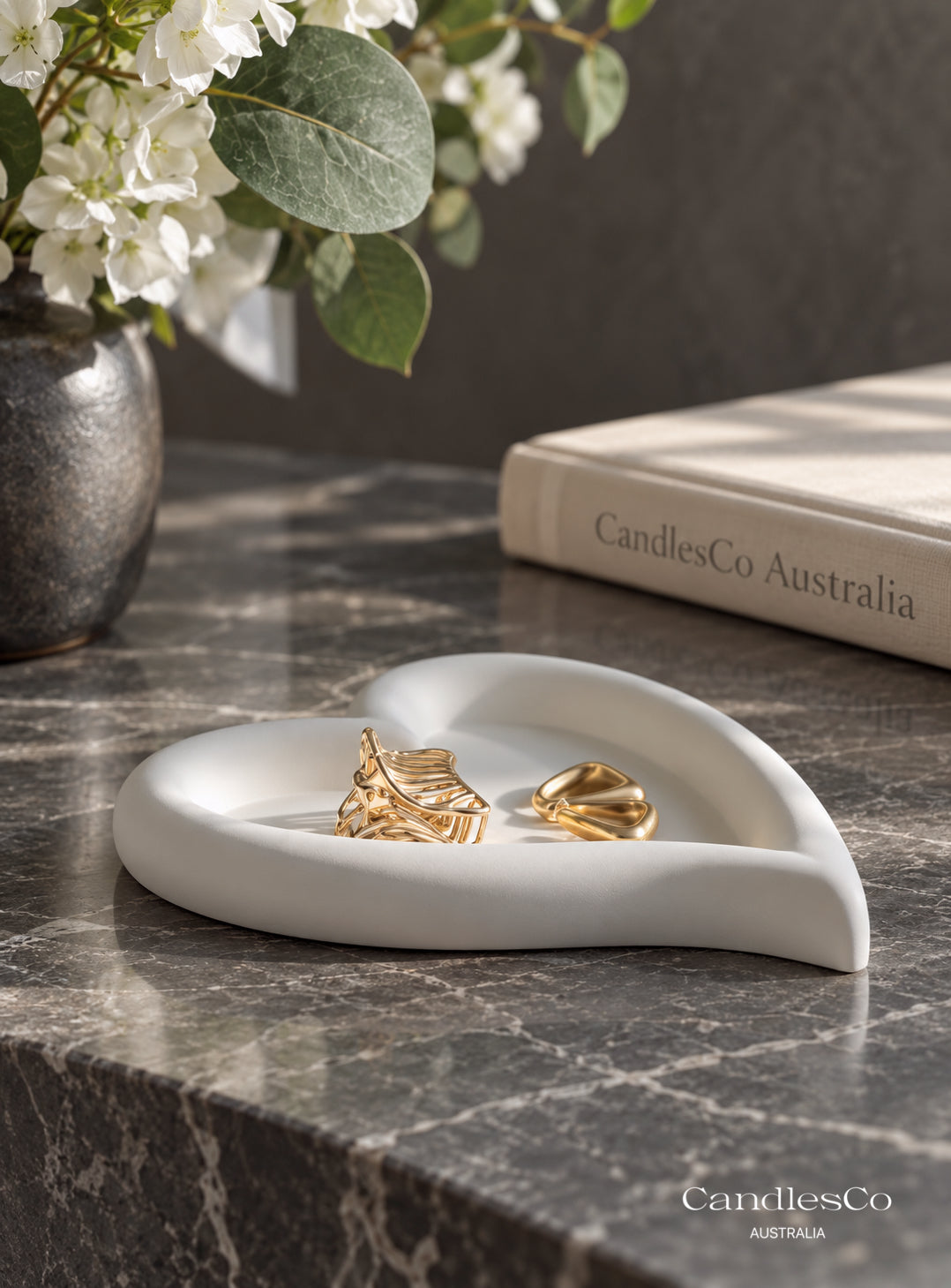 Heart Trinket Dish | Handmade Jewellery Tray & Ring Holder
