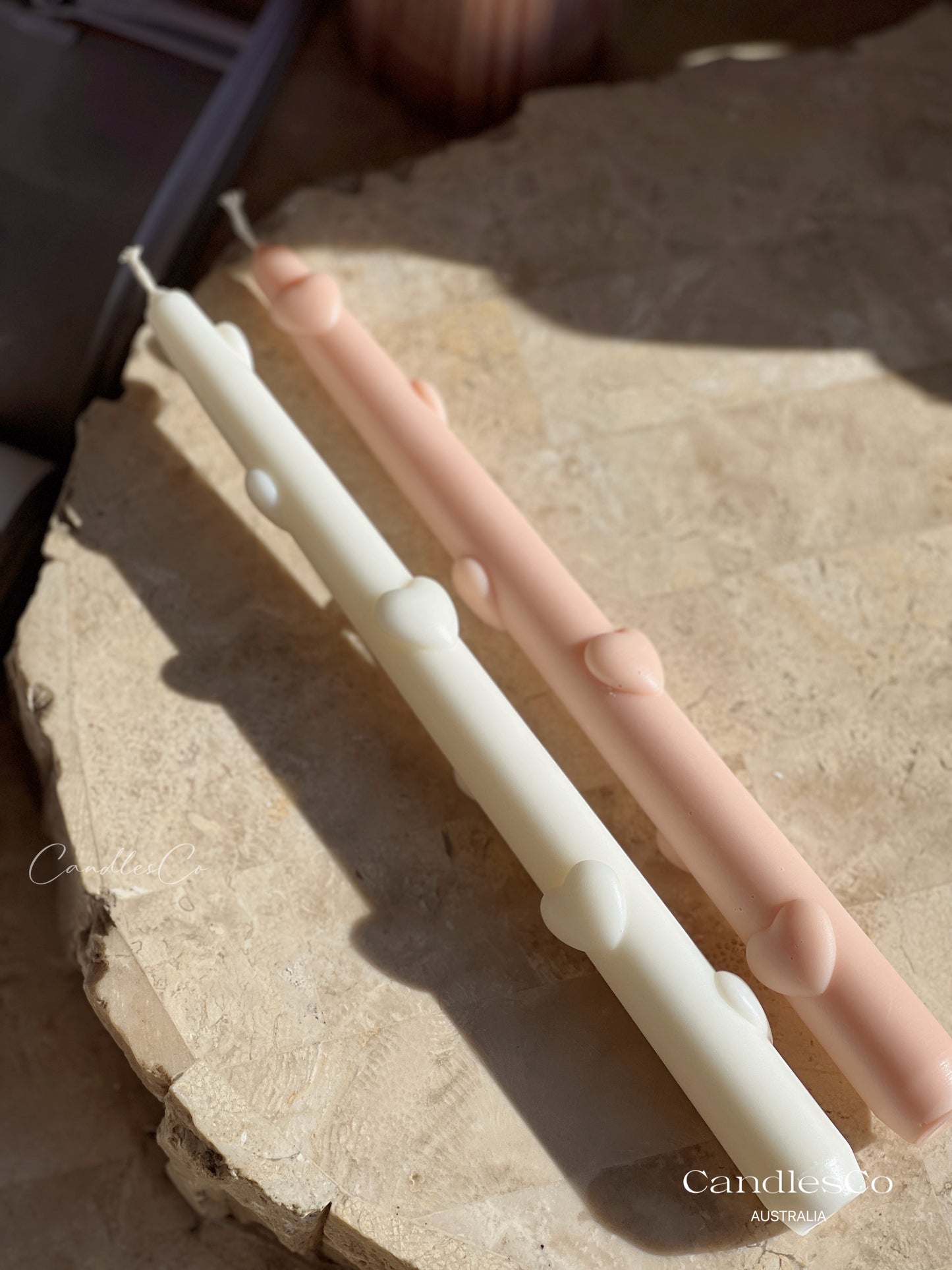 Heart Taper Candle