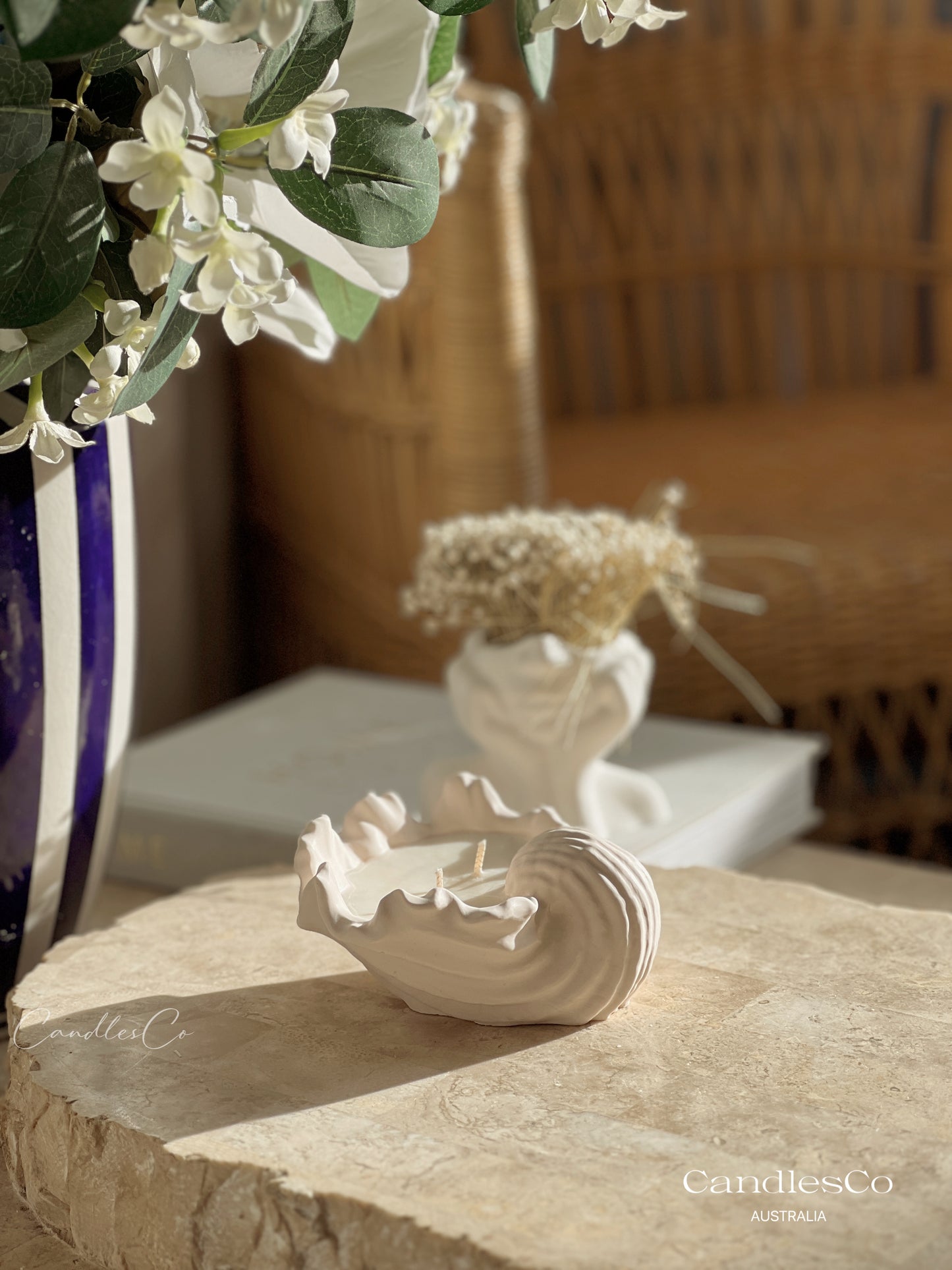 Shell Vessel Candle