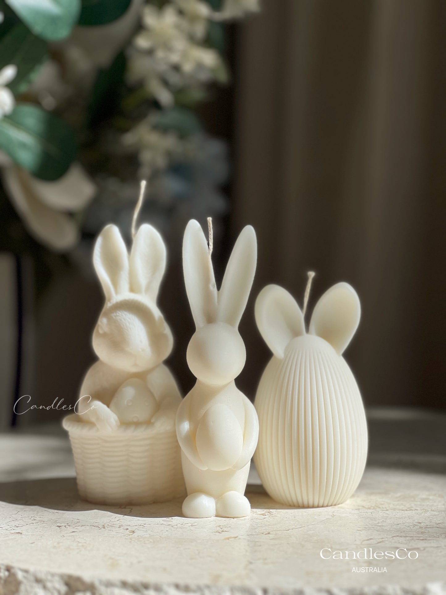 Easter Bunny Basket Candle