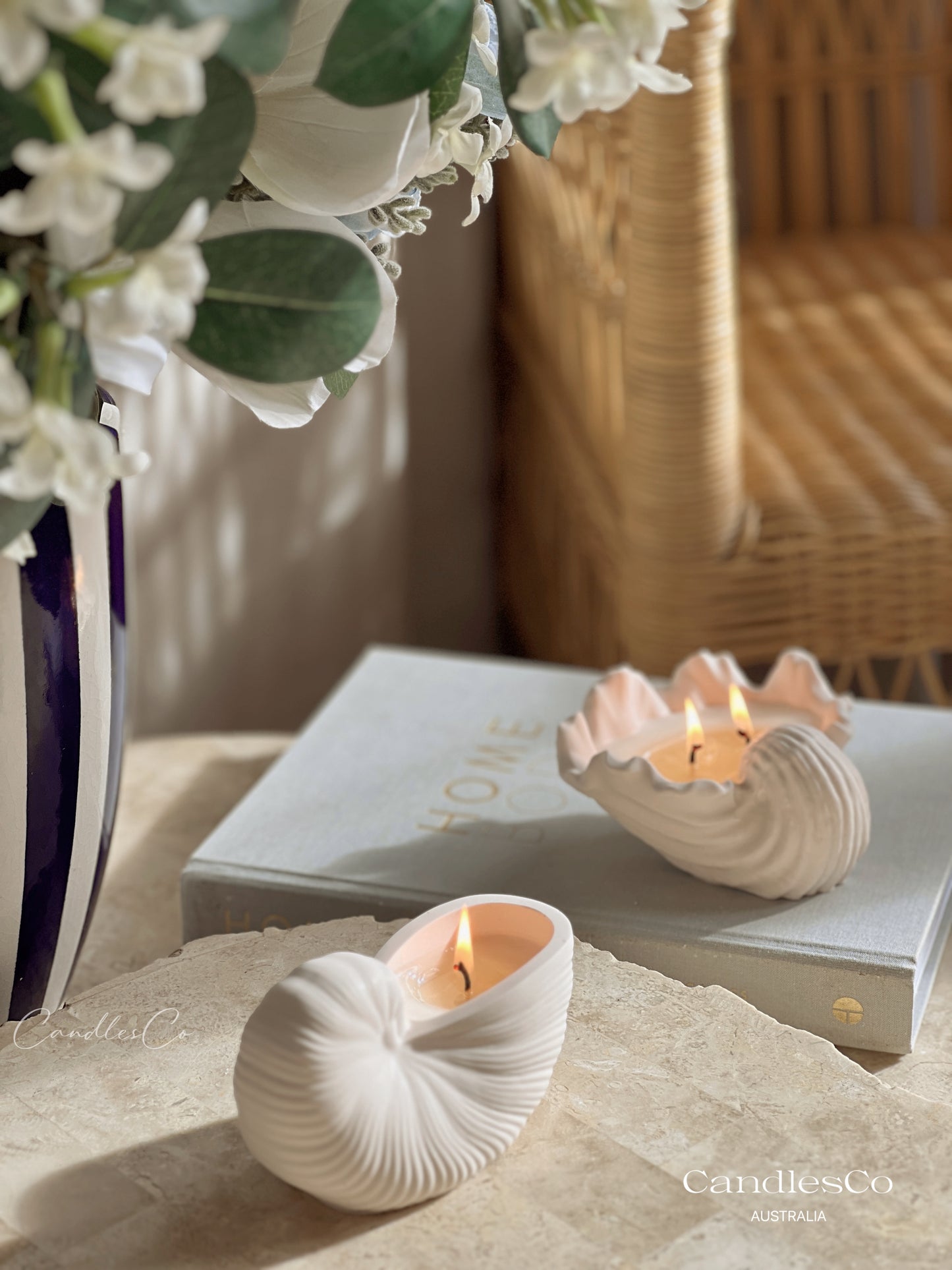 Shell Vessel Candle