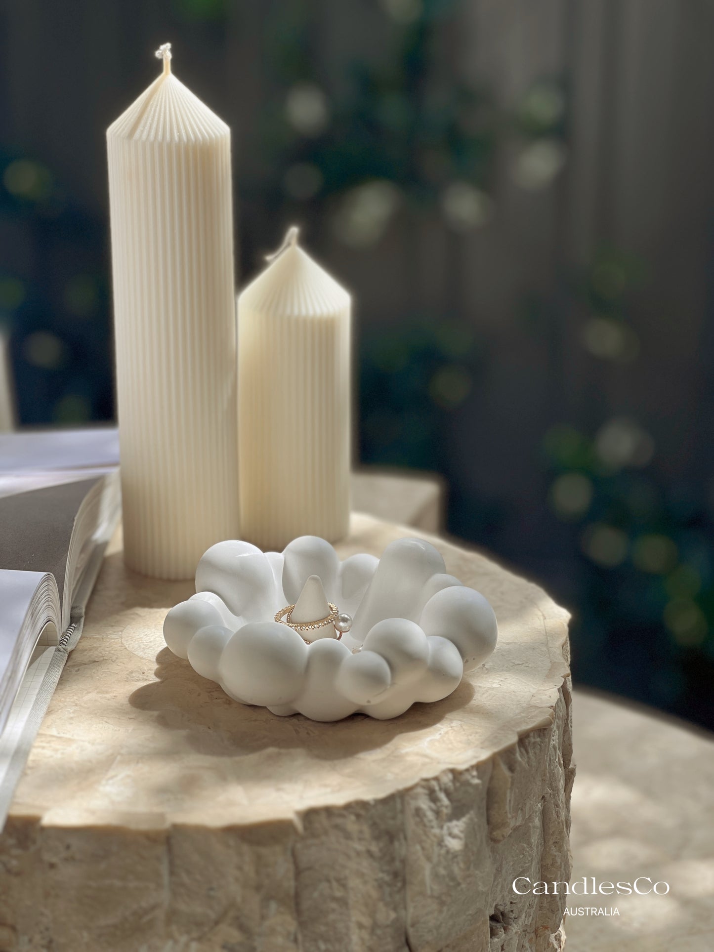 Cloud Pebble Trinket Dish