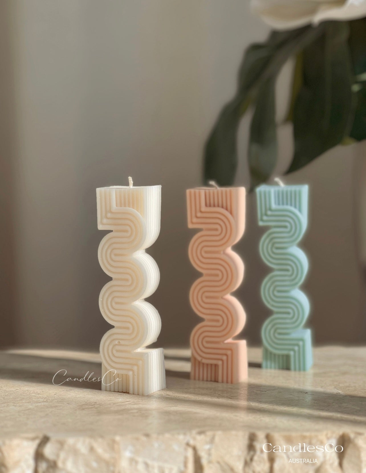 Small Wavy Pillar Mold