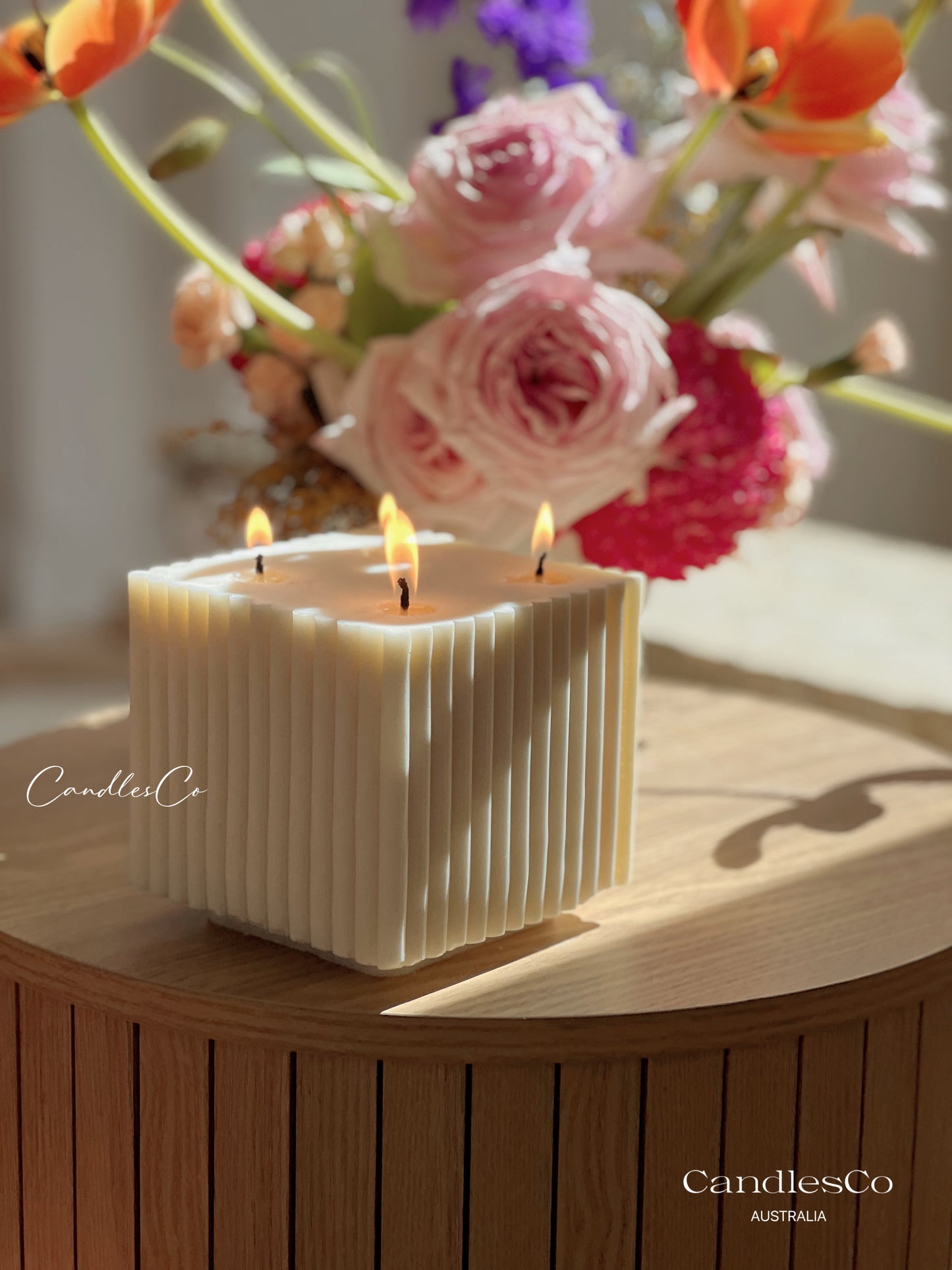 Ribbed Square Cube