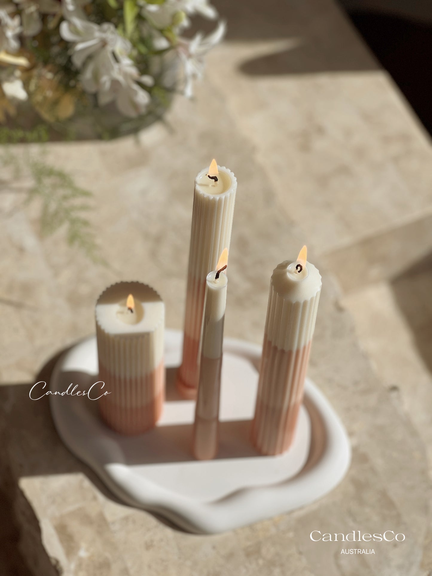 Ombré Roman Pillar