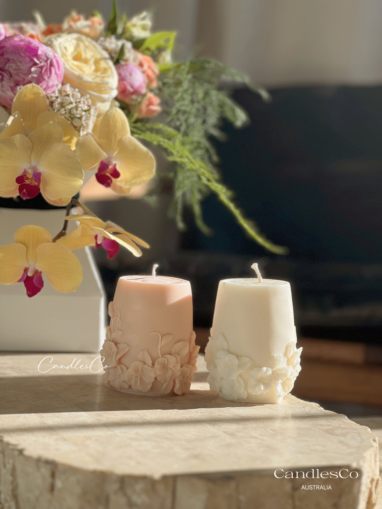 Floral Candle