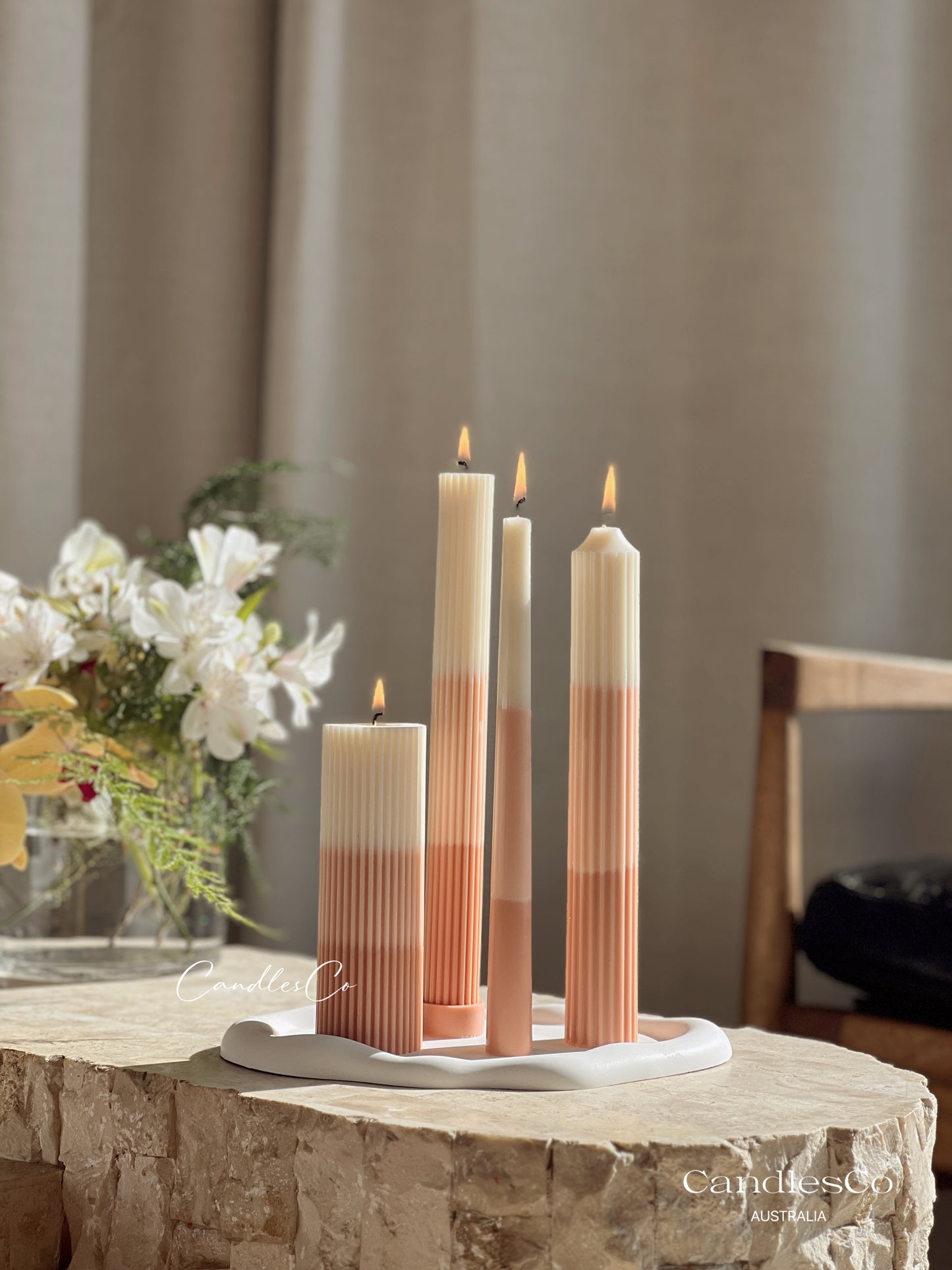 Ombré Column Pillar