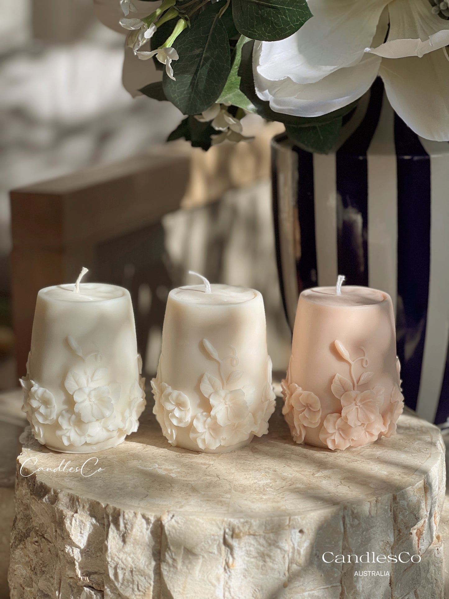 Floral Candle