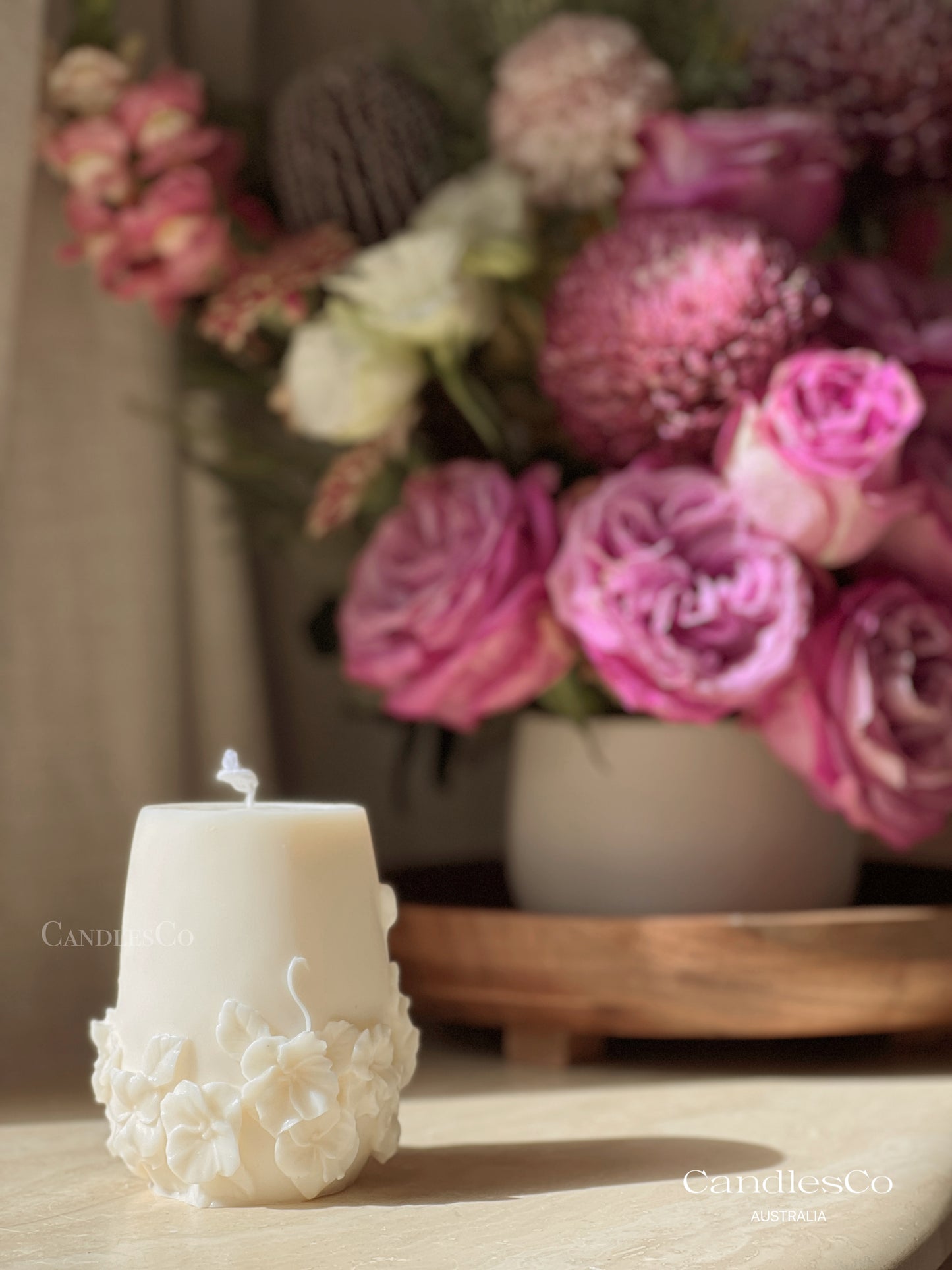 Floral Candle