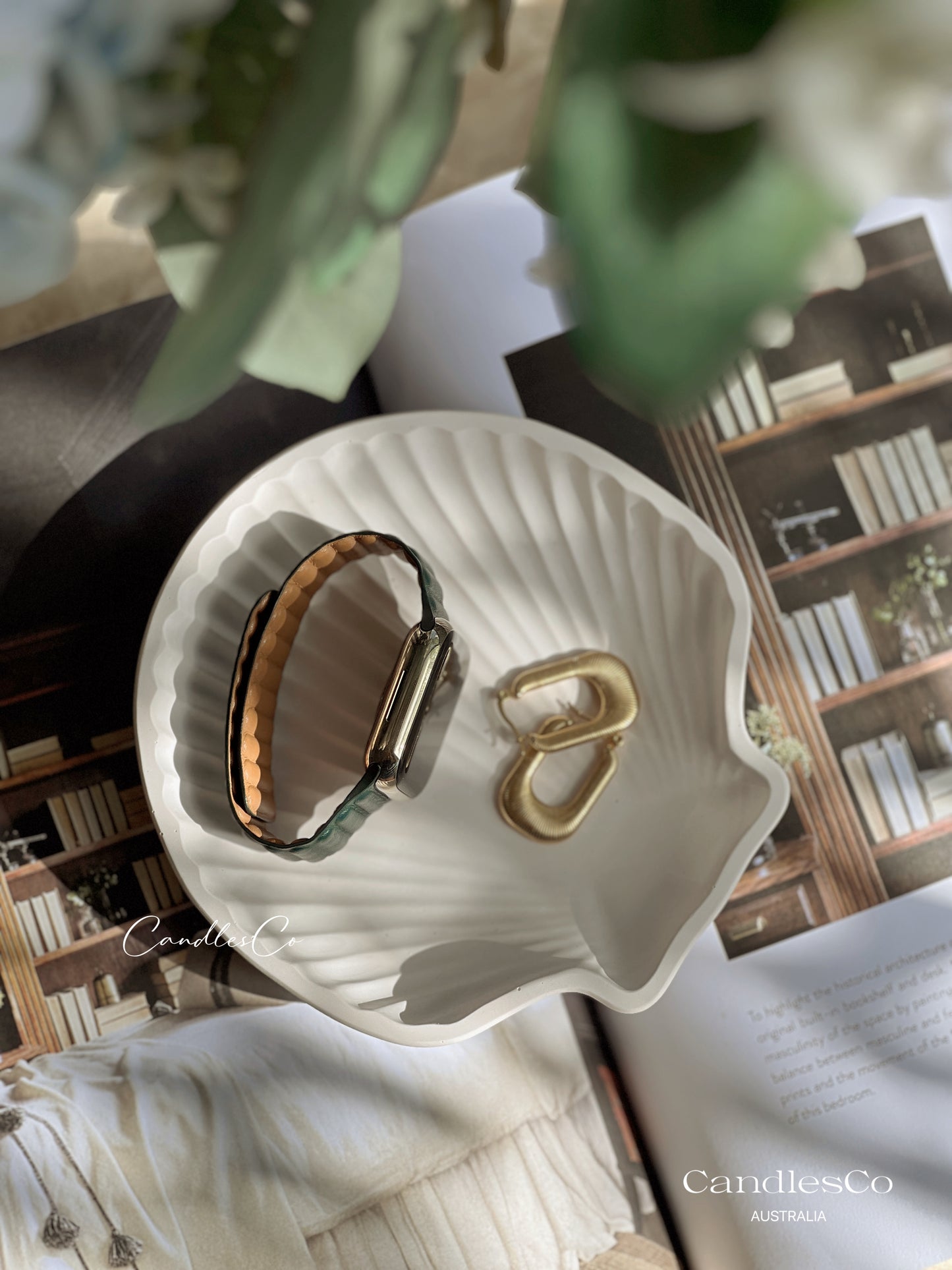 Large Shell Trinket Dish