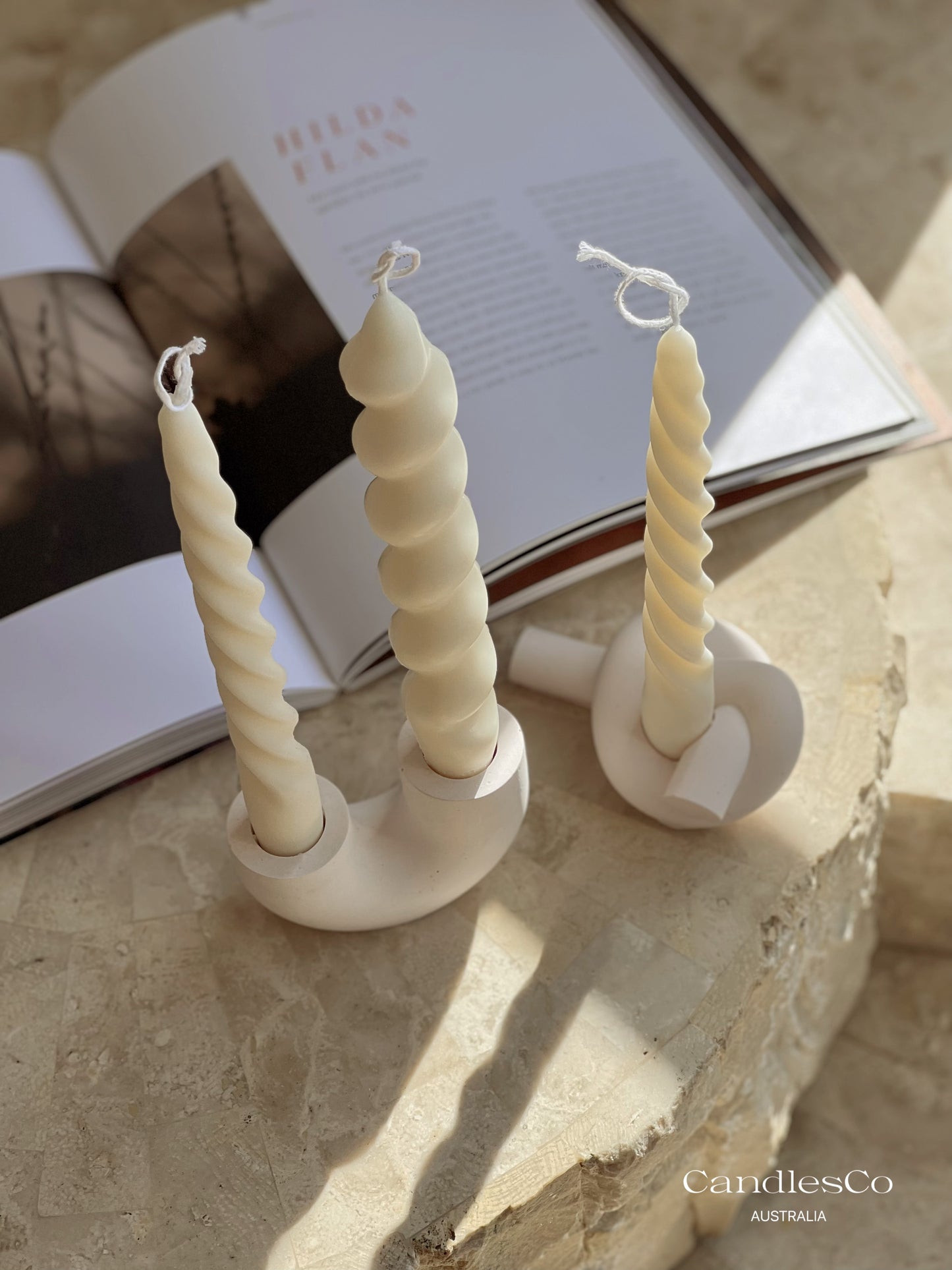 U Shaped Candle Holder