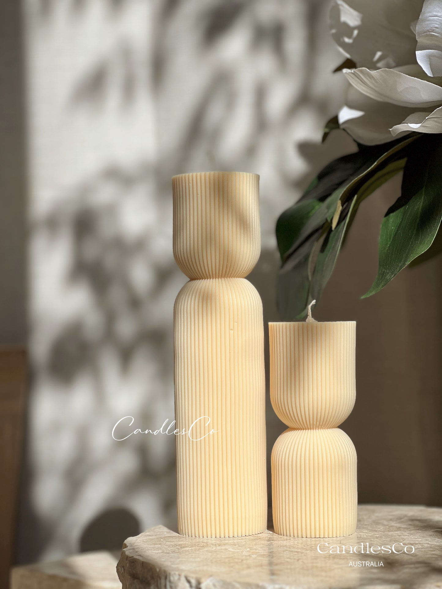 Hourglass Pillar Candle