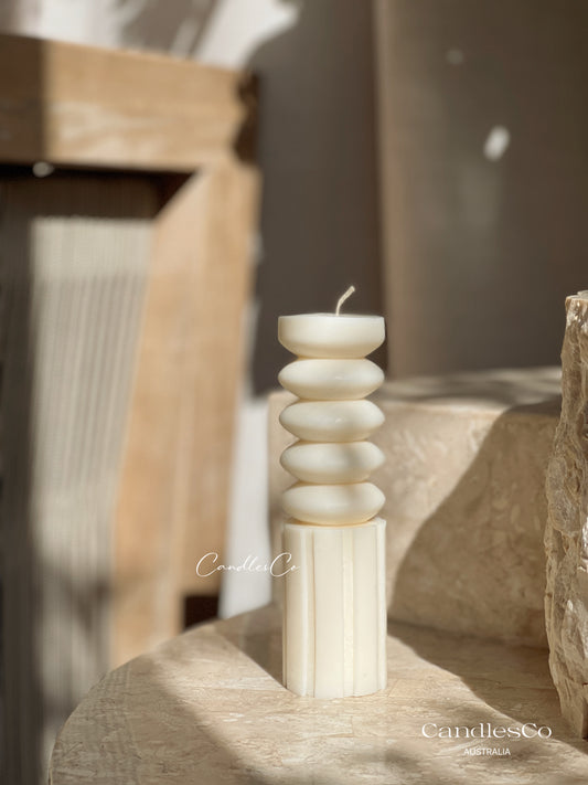 Abacus Pillar Candle