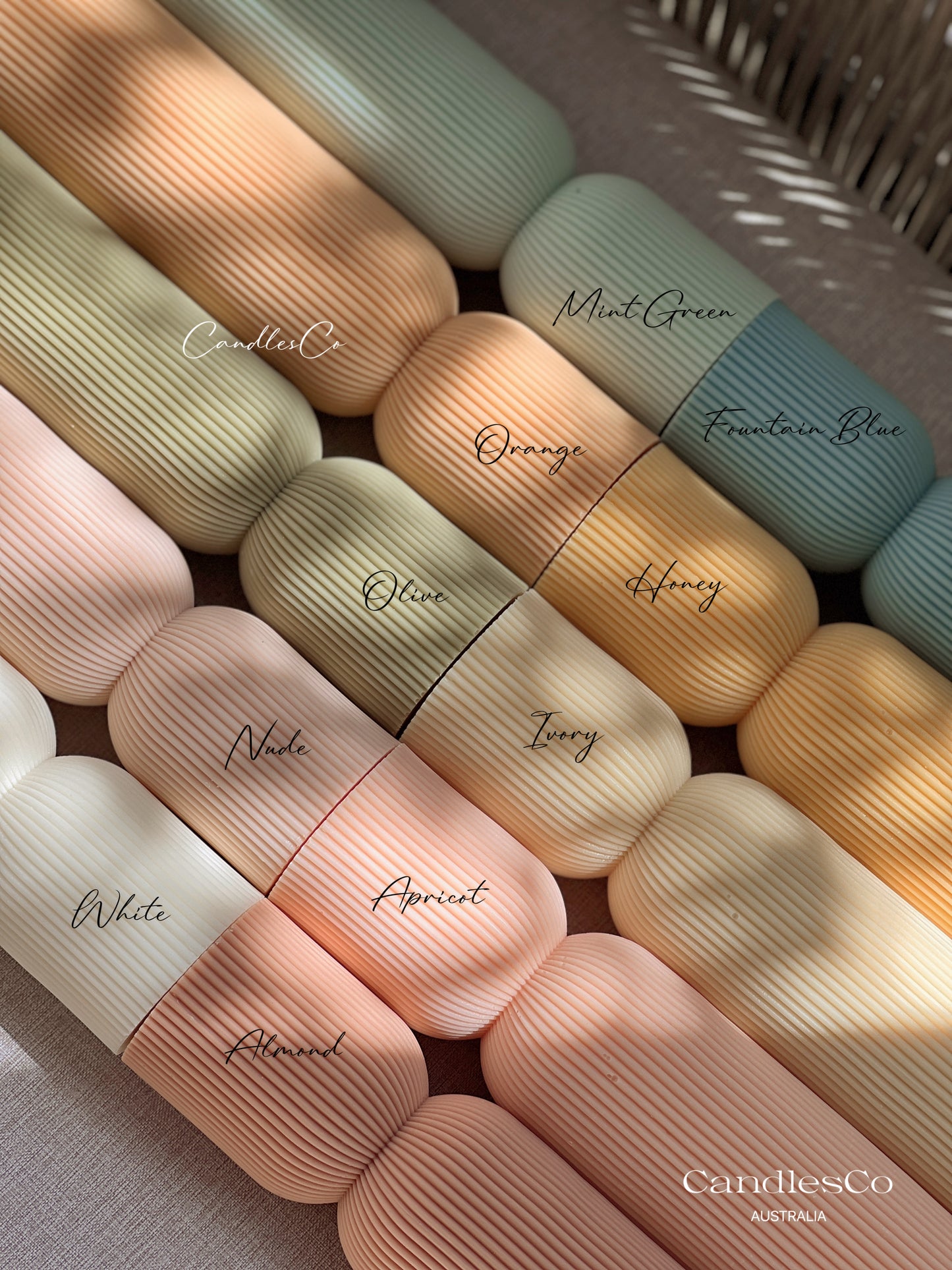 Hourglass Pillar Candle