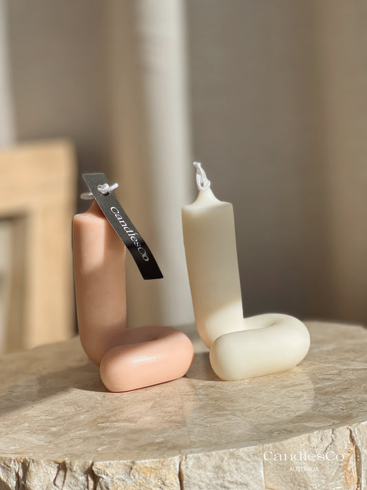 Curled Base Candle