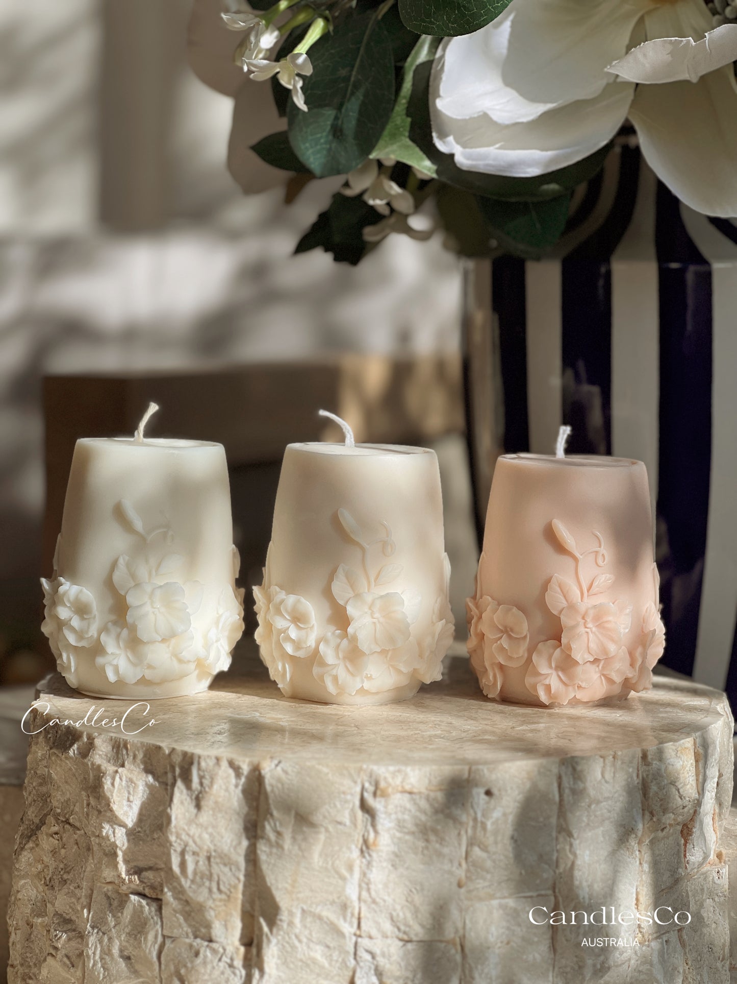 Floral Candle