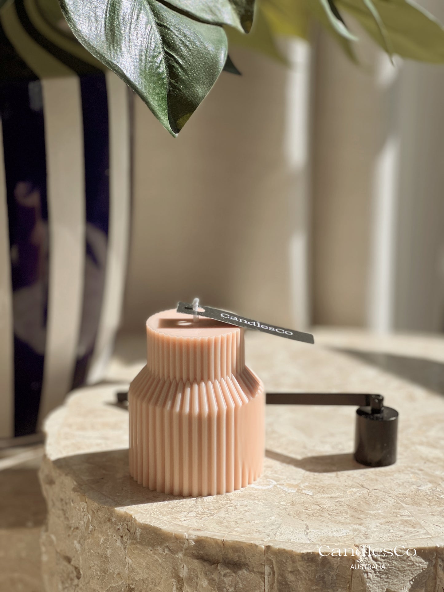 Ribbed Pedestal Pillar