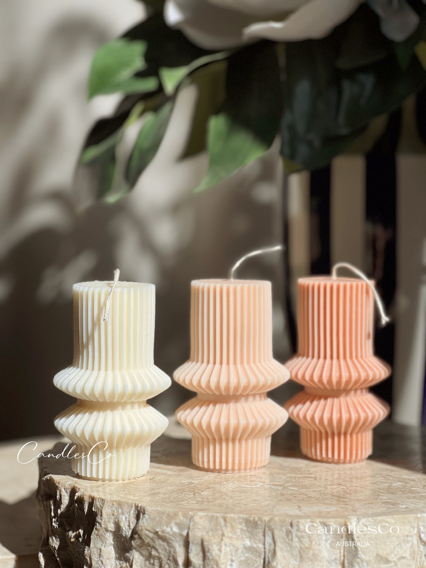 Ribbed Vase