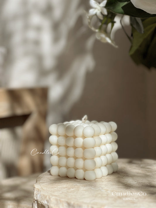 Medium Bubble Cube Candle