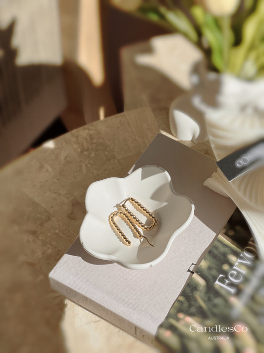 Floral Trinket Dish