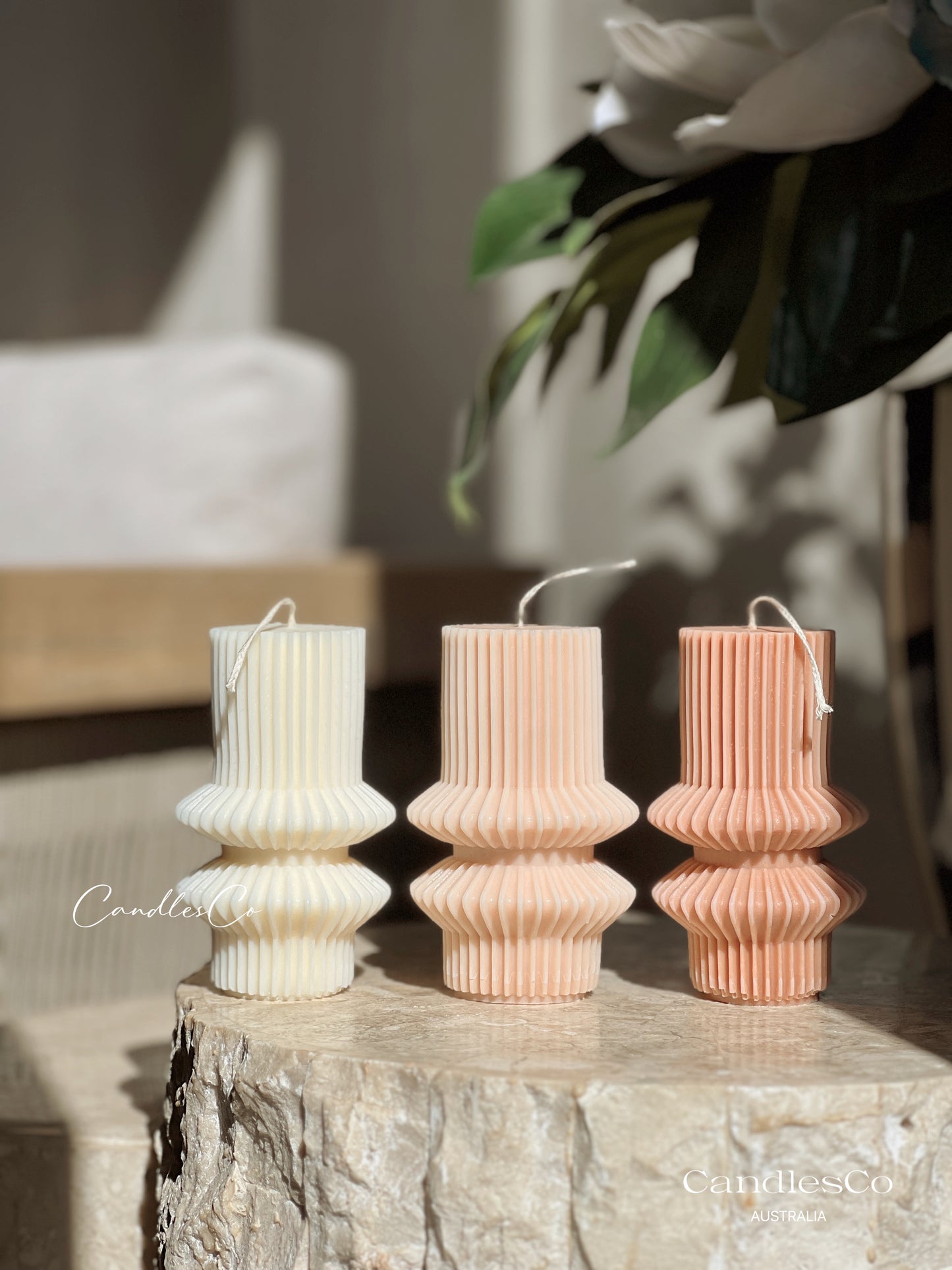 Ribbed Vase