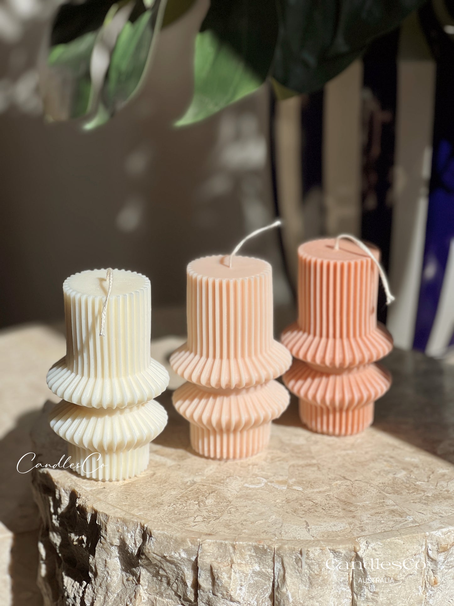 Ribbed Vase