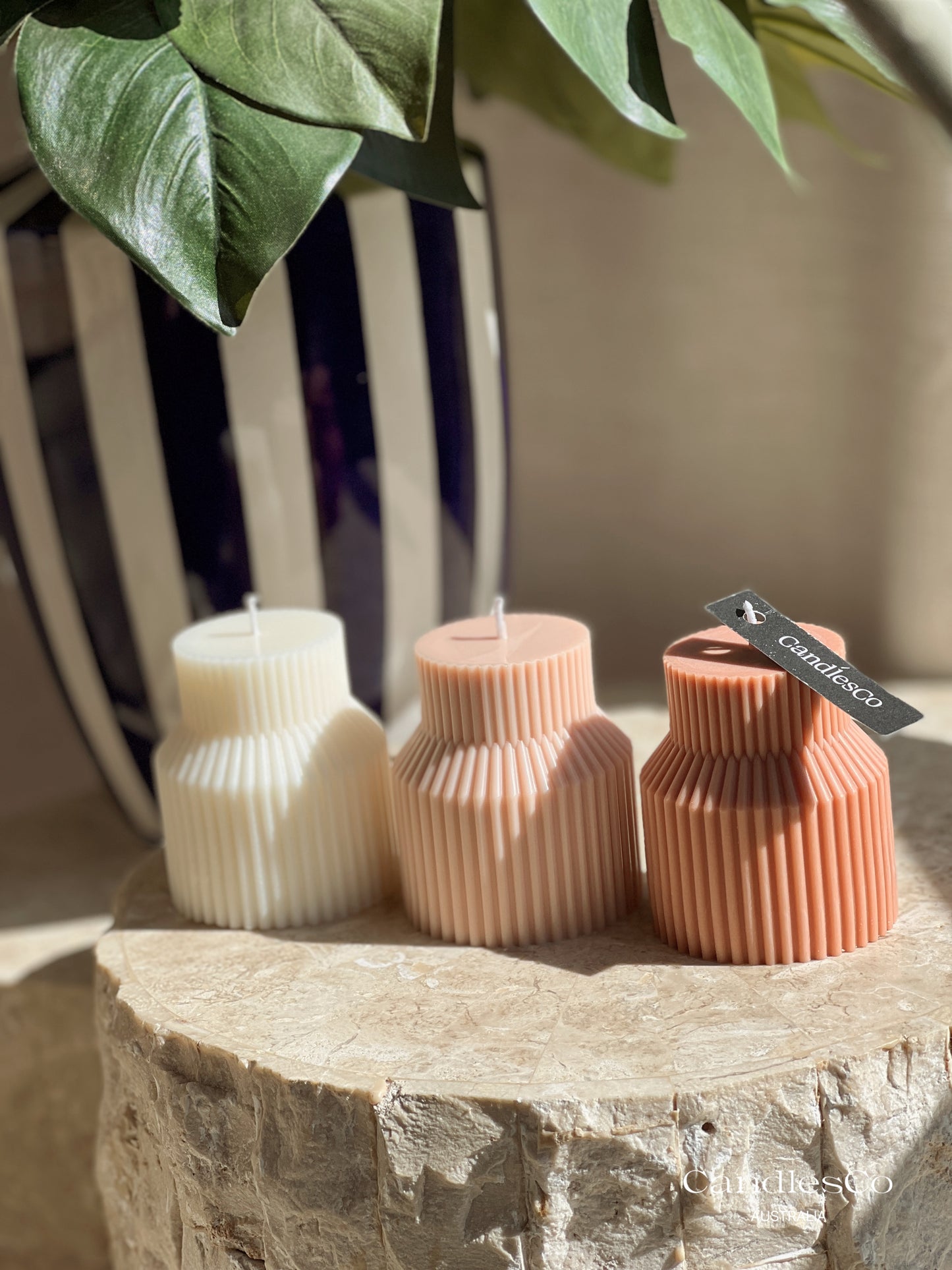 Ribbed Pedestal Pillar