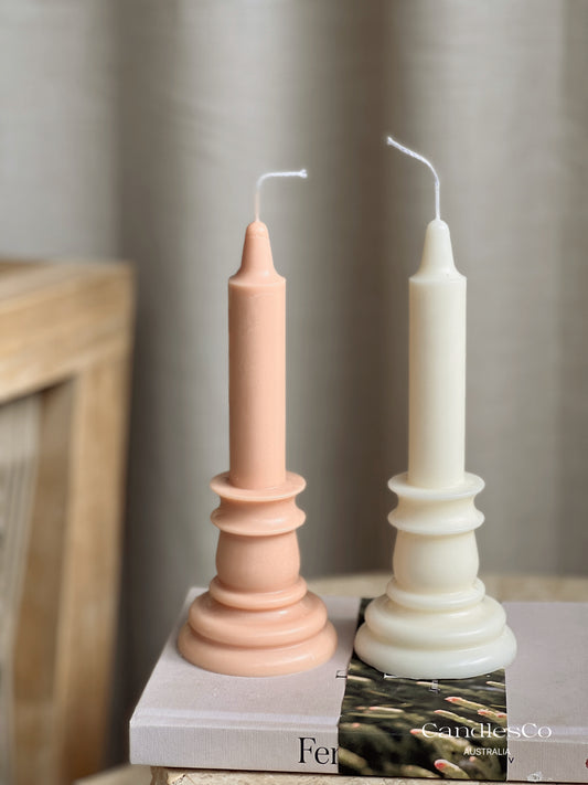 Vintage Taper Pillar Candle