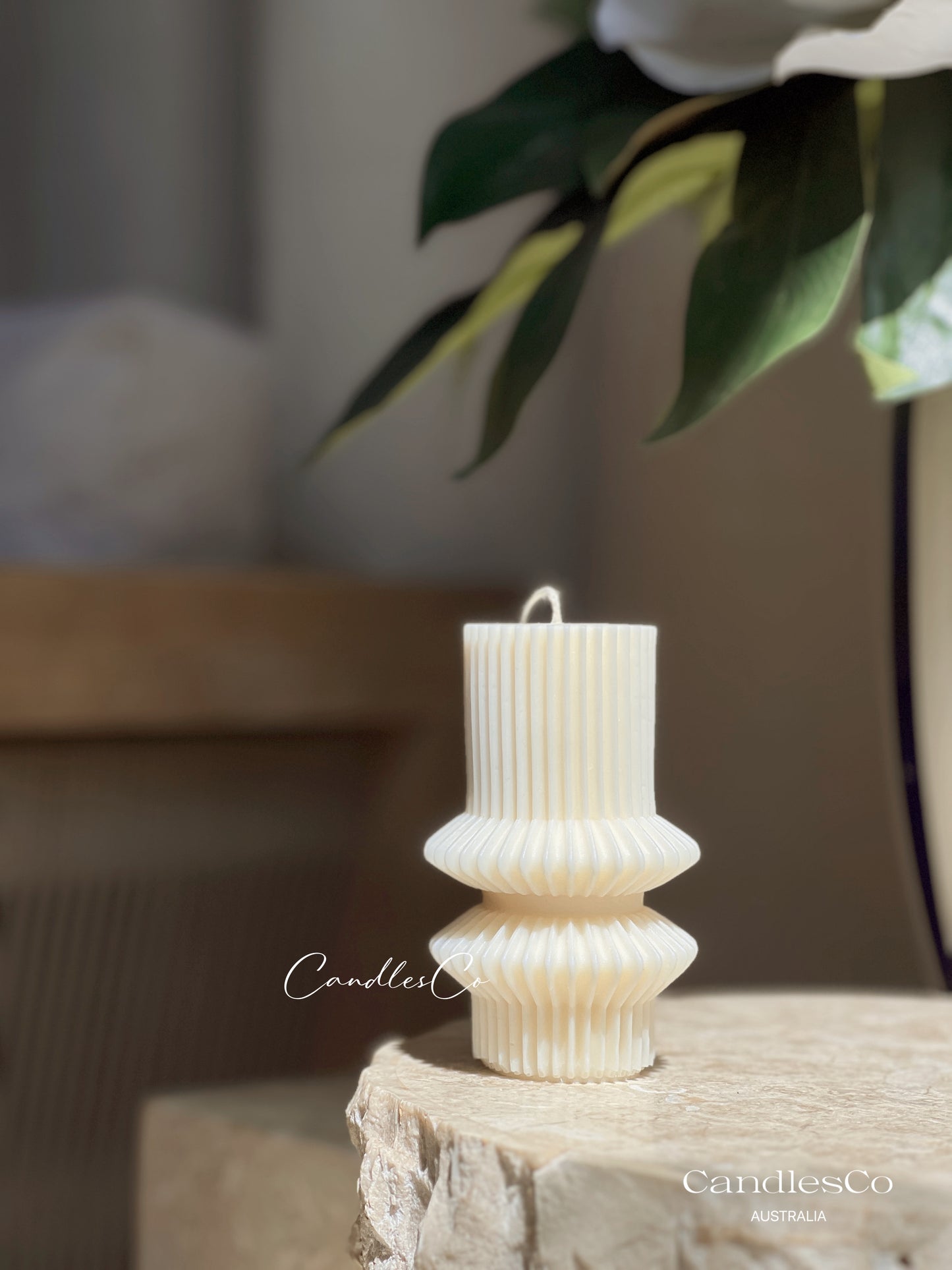 Ribbed Vase