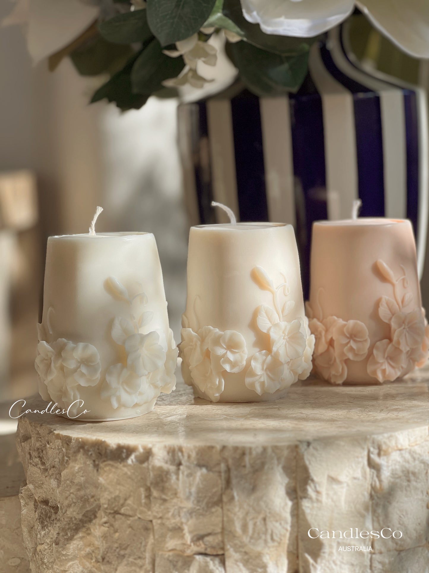 Floral Candle