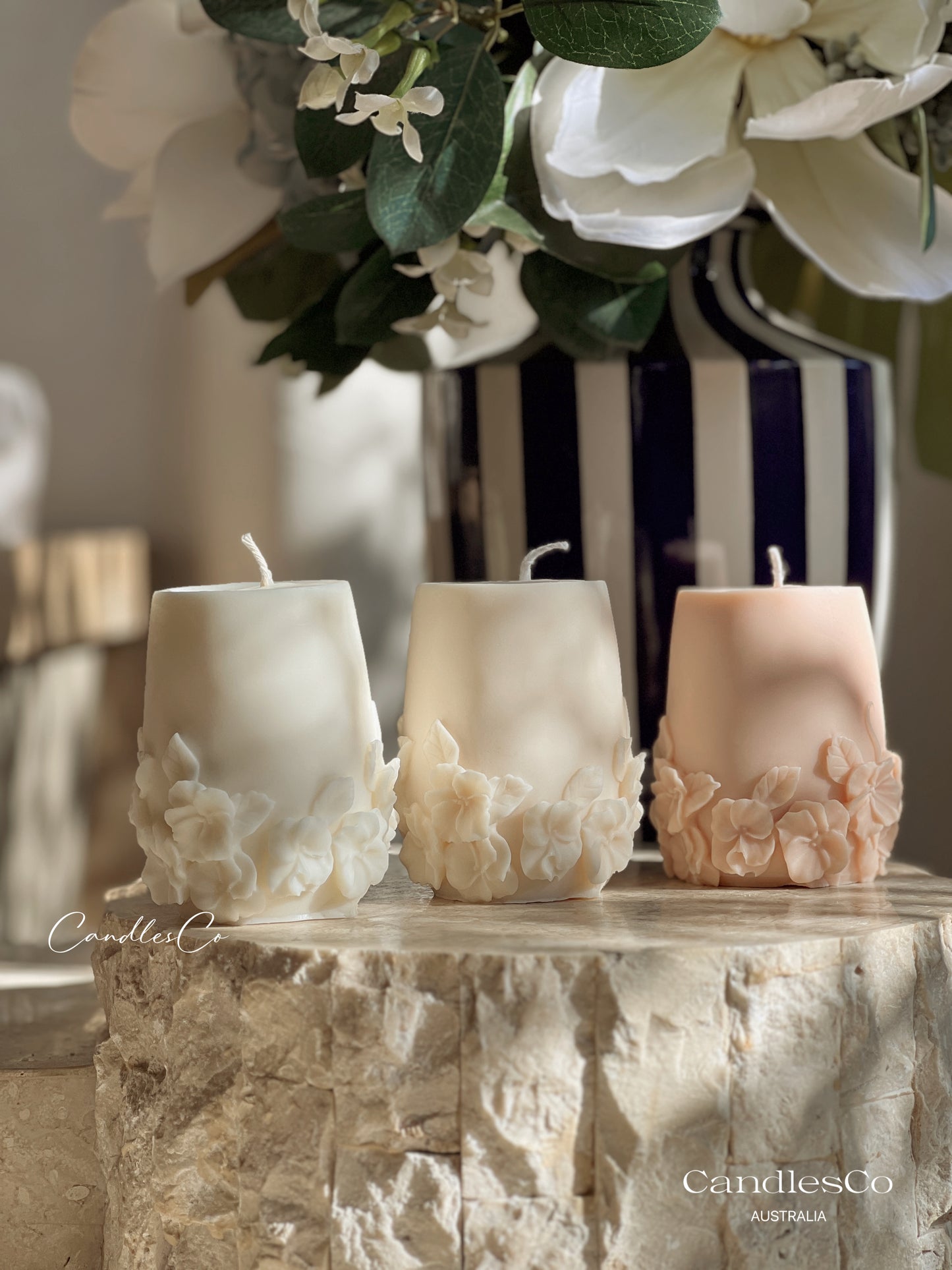 Floral Candle