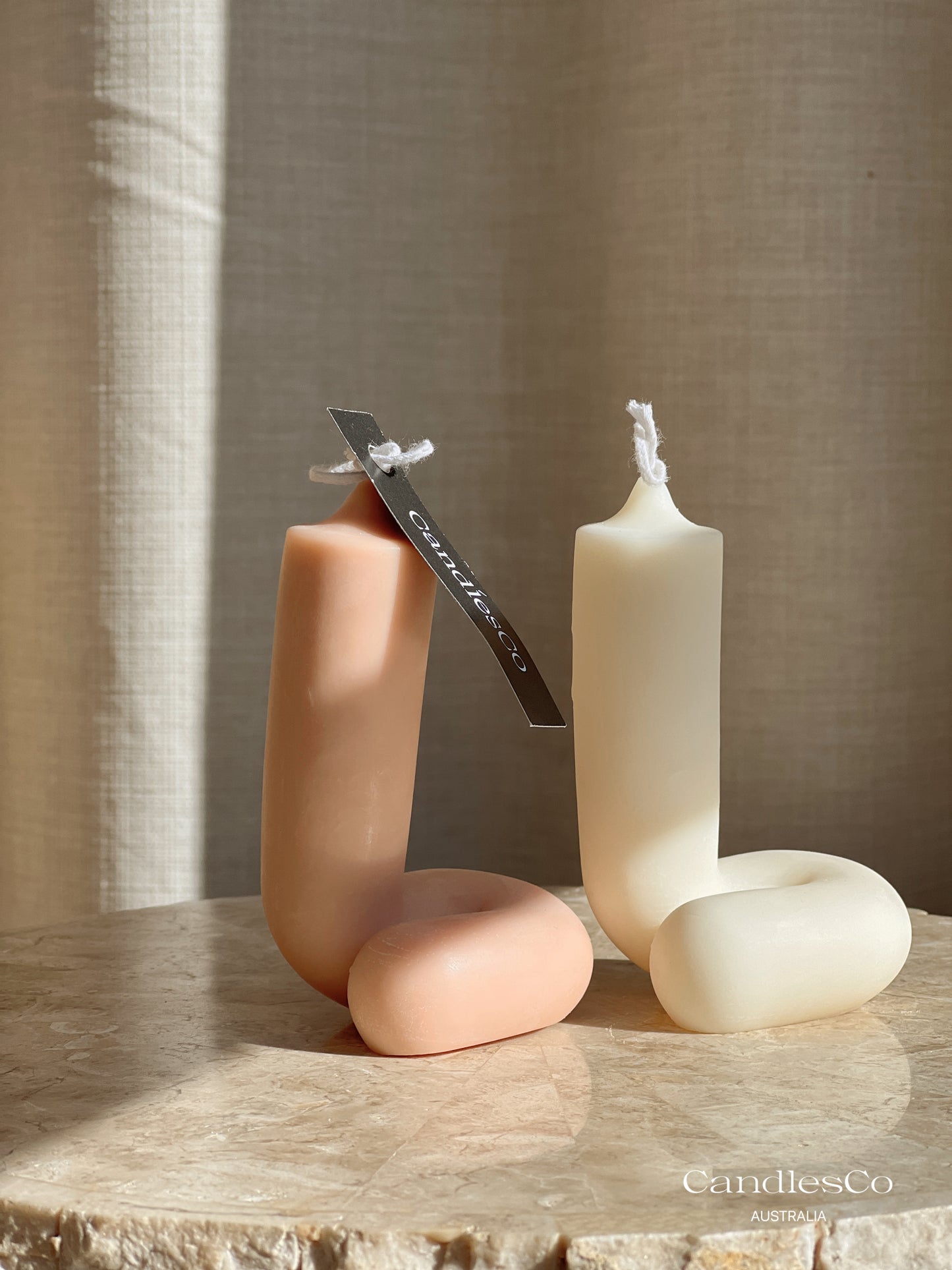 Curled Base Candle