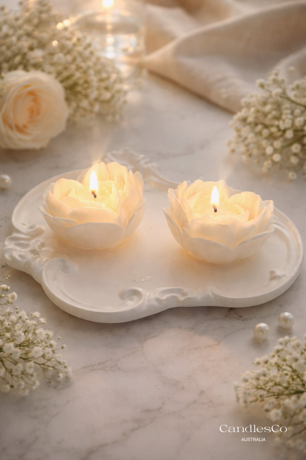 Floral Candles