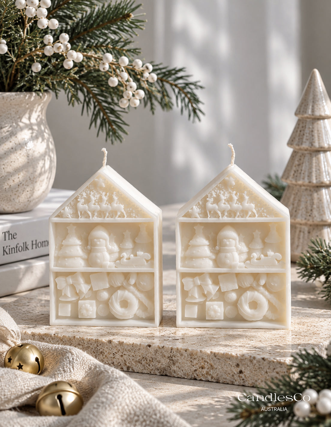 Christmas House Candle