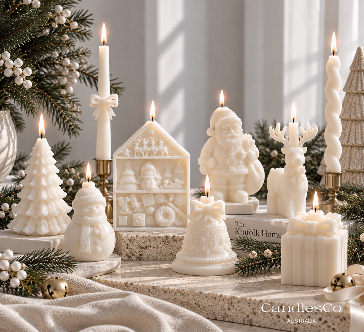 Christmas House Candle