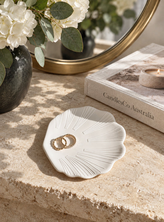 Scallop Shell Trinket Dish | Handmade Jewellery Tray
