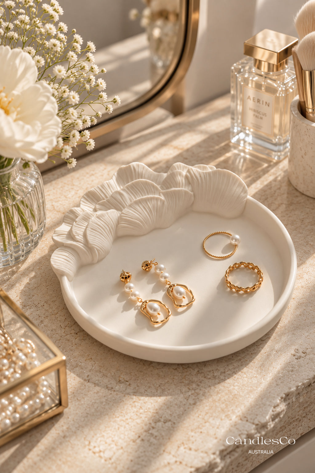 Ginkgo Leaf Trinket Tray – Jewellery & Keepsake Dish
