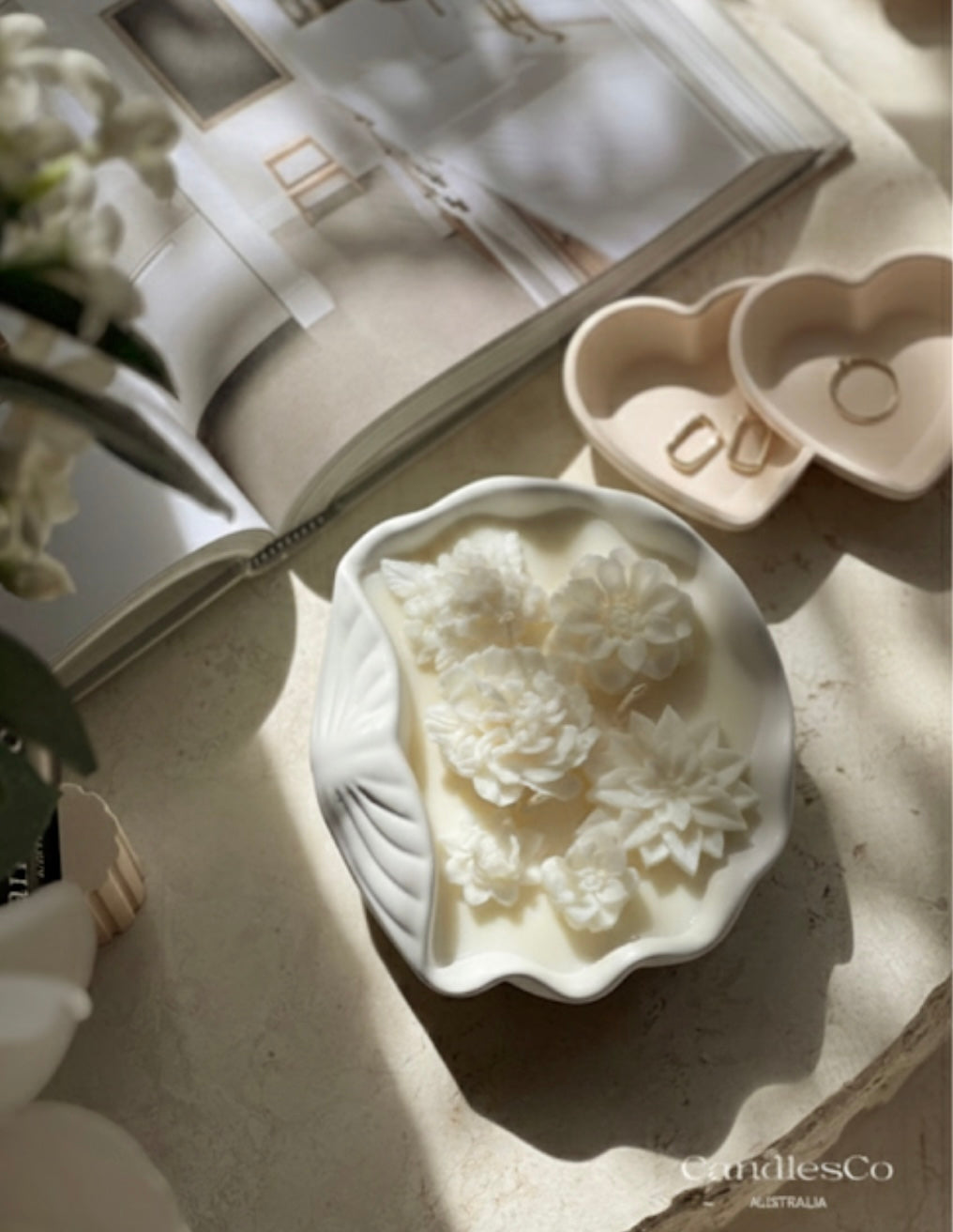 Seashell Vessel Candle