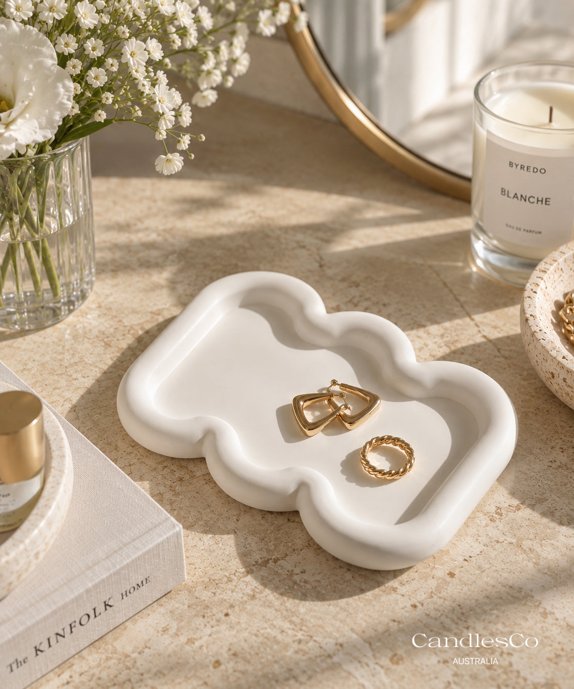 The Ripple | Wavy Sculptural Trinket Tray
