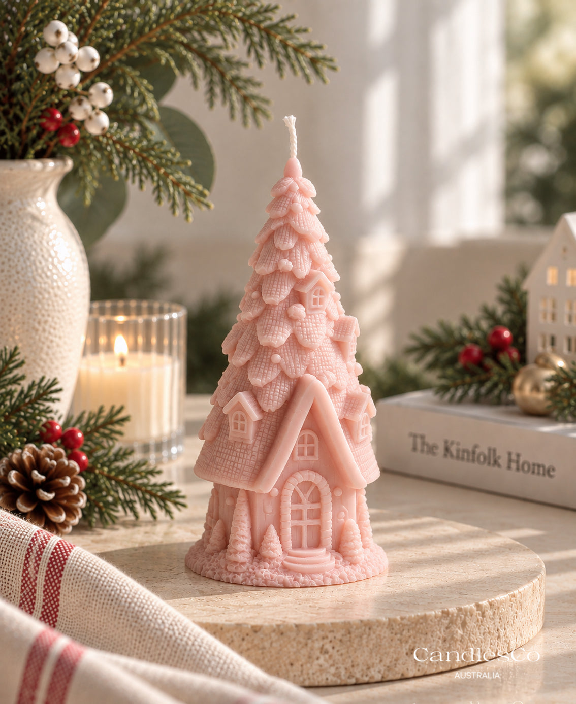 Winter Cottage Candle