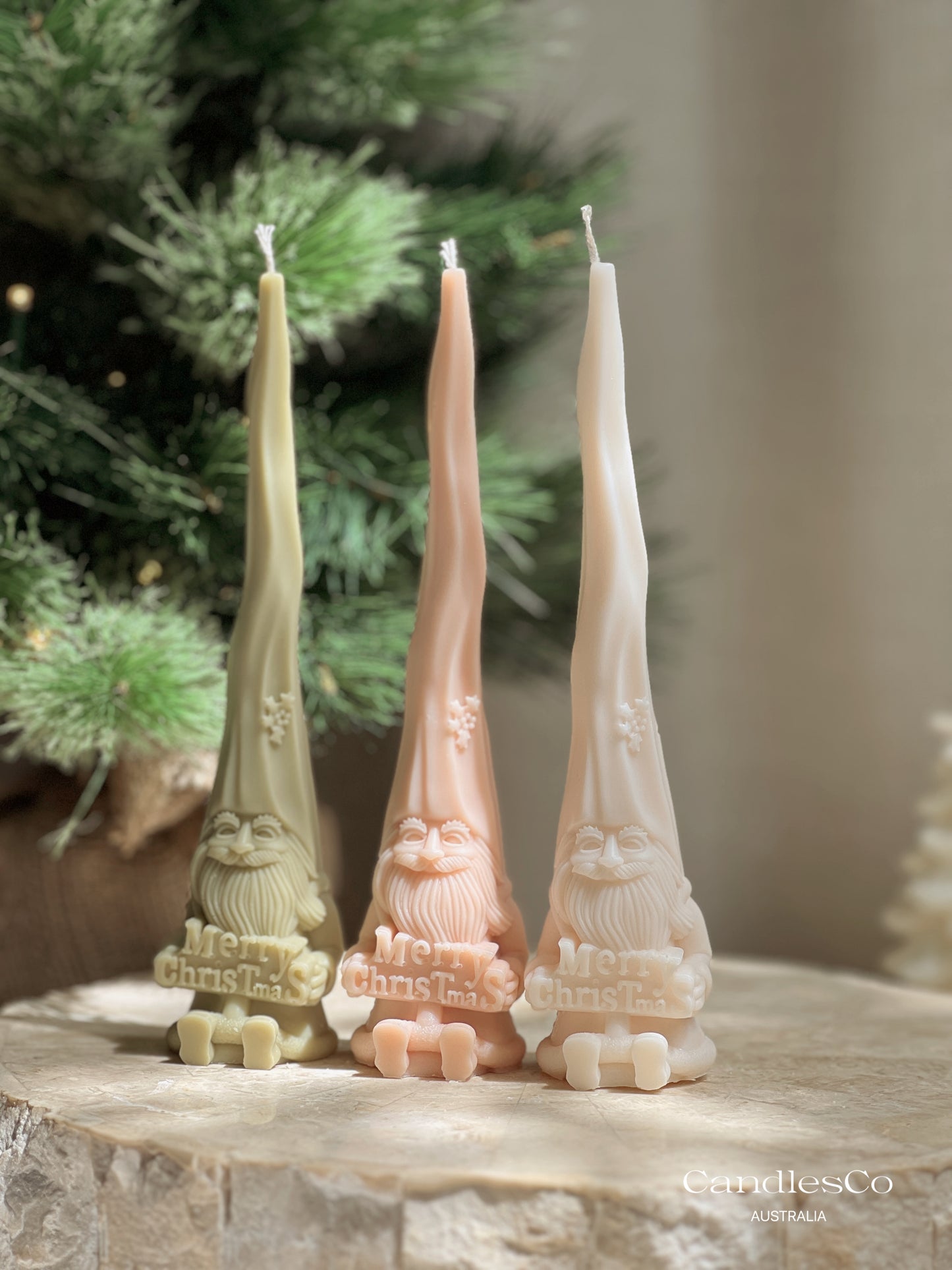 Christmas Gnome Candle