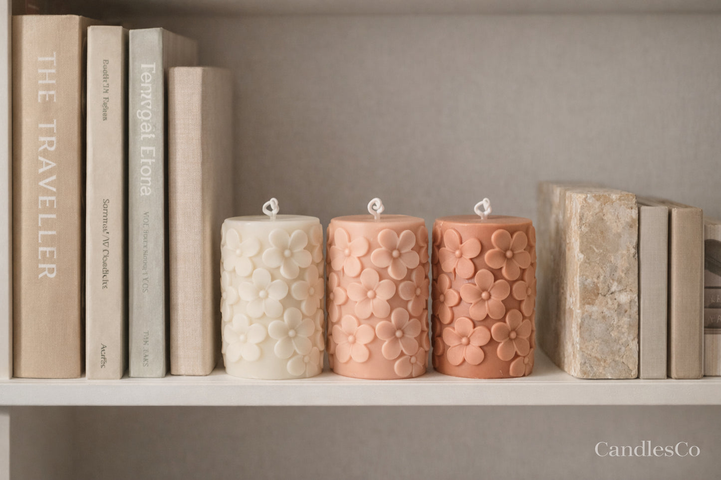 Flower Pillar Candle