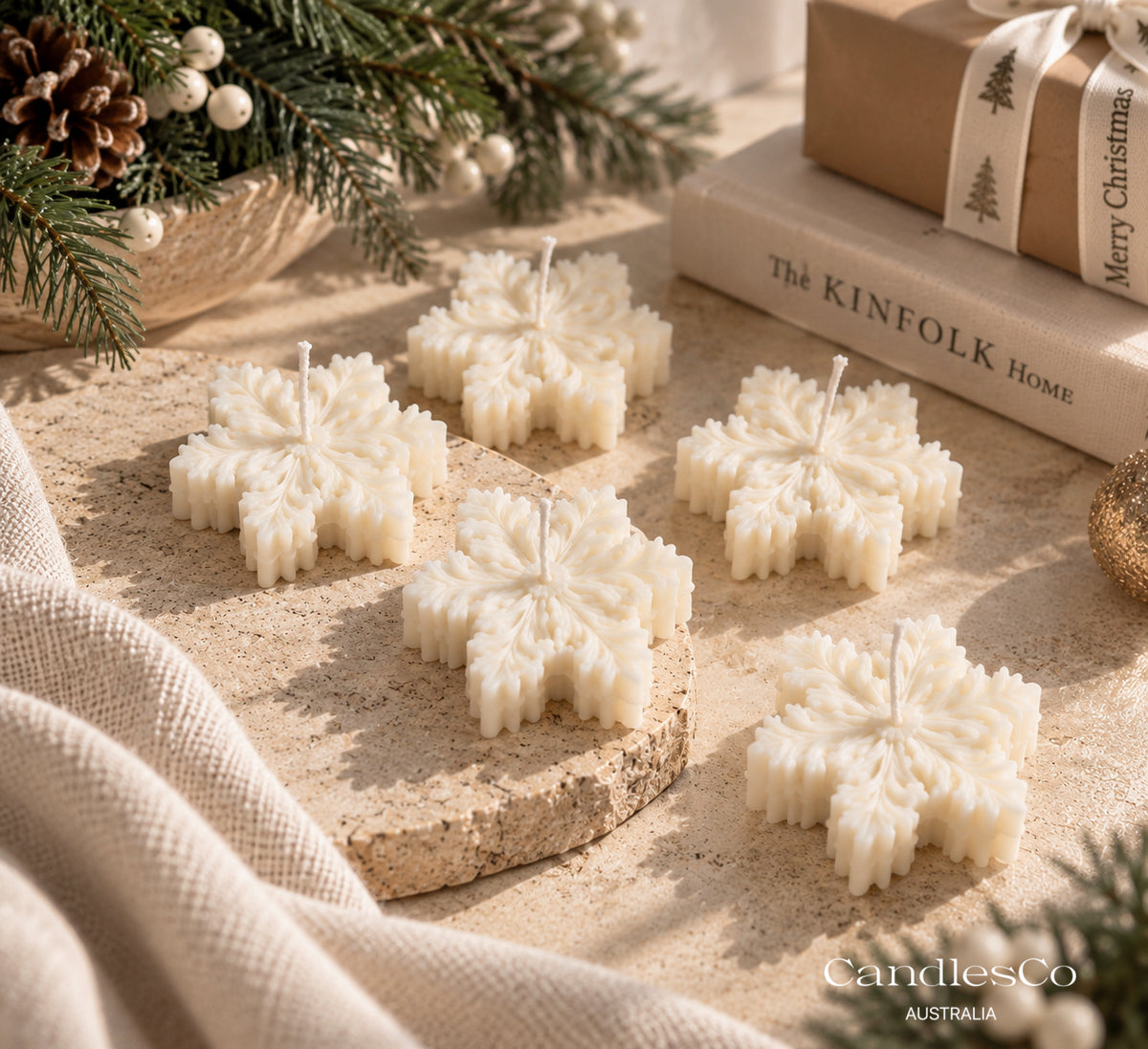 Snowflake Candle
